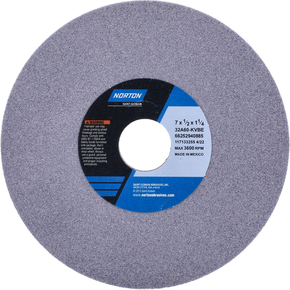 Picture of Carborundum "Norton" 8"X1/2"X1-1/4"46G T1 Blu Ceram Grind Whl Surface Grinding Wheel